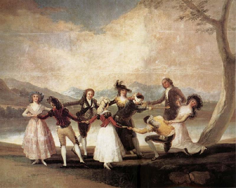 Francisco Goya La Gallina Ciega Spain oil painting art